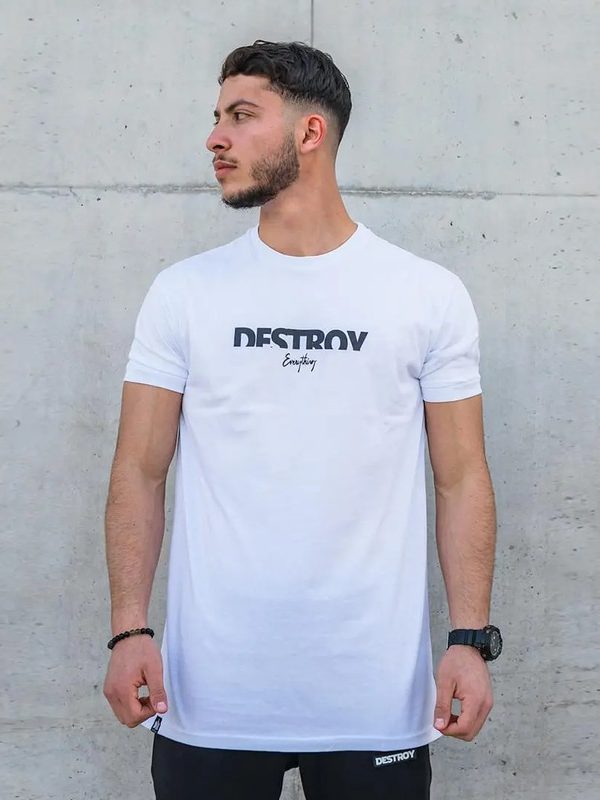 T-SHIRT DEREK DESTROY-ΛΕΥΚΟ DES9422SDK
