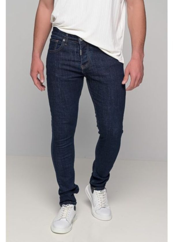 JEAN ΠΑΝΤΕΛΟΝΙ HIGH RISE BEN TAILOR- ΜΠΛΕ-ΣΚΟΥΡΟ BENT.0299