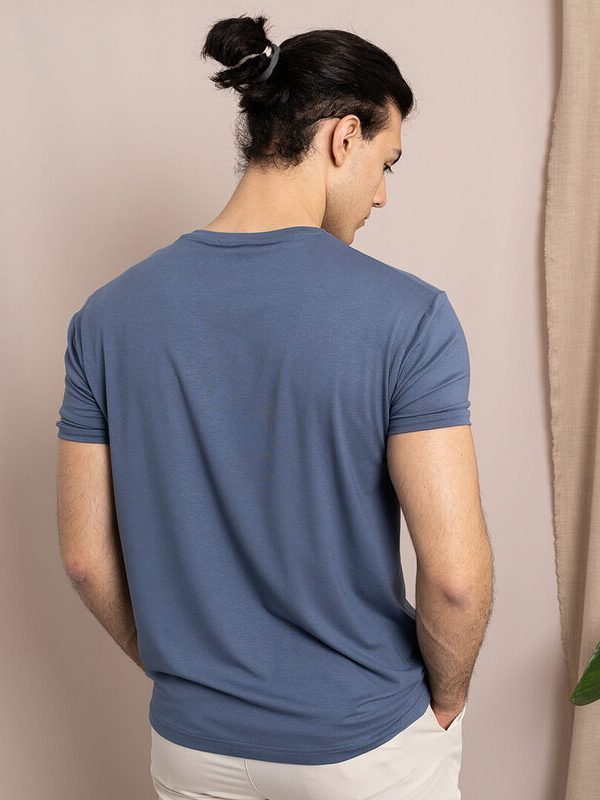 T-SHIRT BENOIT DESTROY-ΜΠΛΕ