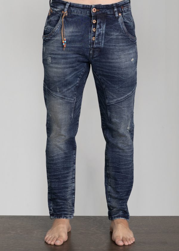 ΠΑΝΤΕΛΟΝΙ JEAN BLUE CRAFT ΜΠΛΕ ΣΚΟΥΡΟ ENRIGO M 224