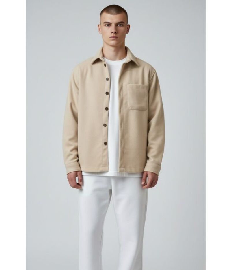 SHIRT COMES TO YOU-BEIGE CATC.0034 ΠΟΥΚΑΜΙΣΟ COMES TO YOU-ΜΠΕΖ CATC.0034