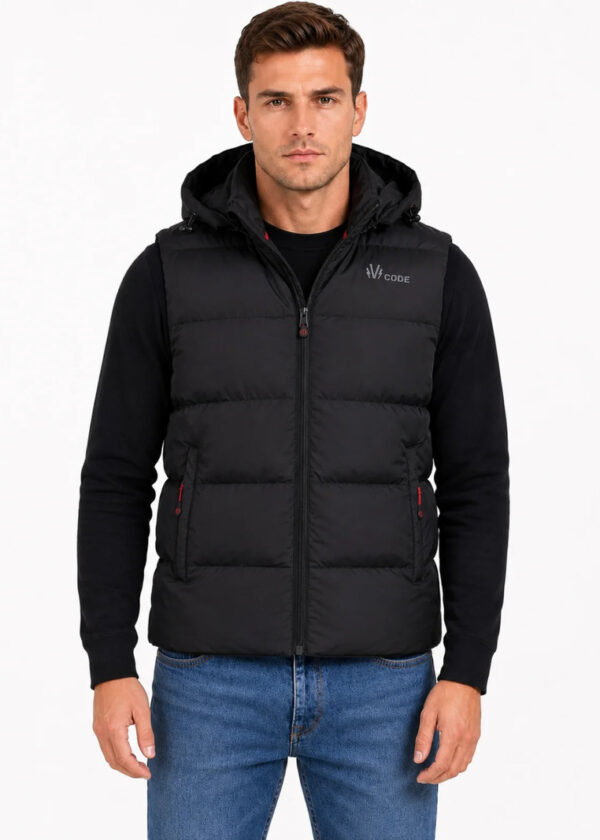 ΑΜΑΝΙΚΟ ΜΠΟΥΦΑΝ ΜΑΥΡΟ V&S GILET 40 D