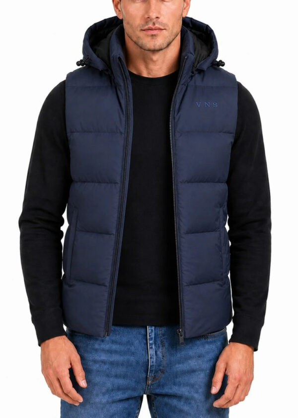 ΑΜΑΝΙΚΟ ΜΠΟΥΦΑΝ ΜΠΛΕ ΝΑΥΤΙΚΟ V&S GILET 40 D