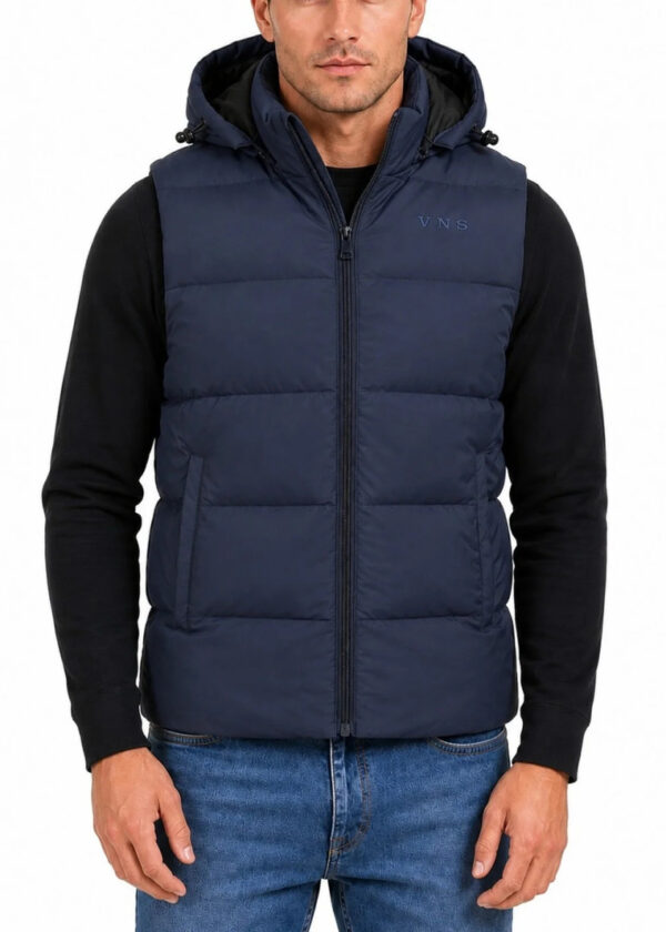 ΑΜΑΝΙΚΟ ΜΠΟΥΦΑΝ ΜΠΛΕ ΝΑΥΤΙΚΟ V&S GILET 40 D