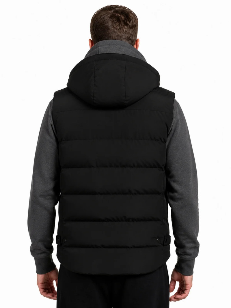G525 black, ΑΜΑΝΙΚΟ ΜΠΟΥΦΑΝ ICETECK ΜΑΥΡΟ V525 GILET
